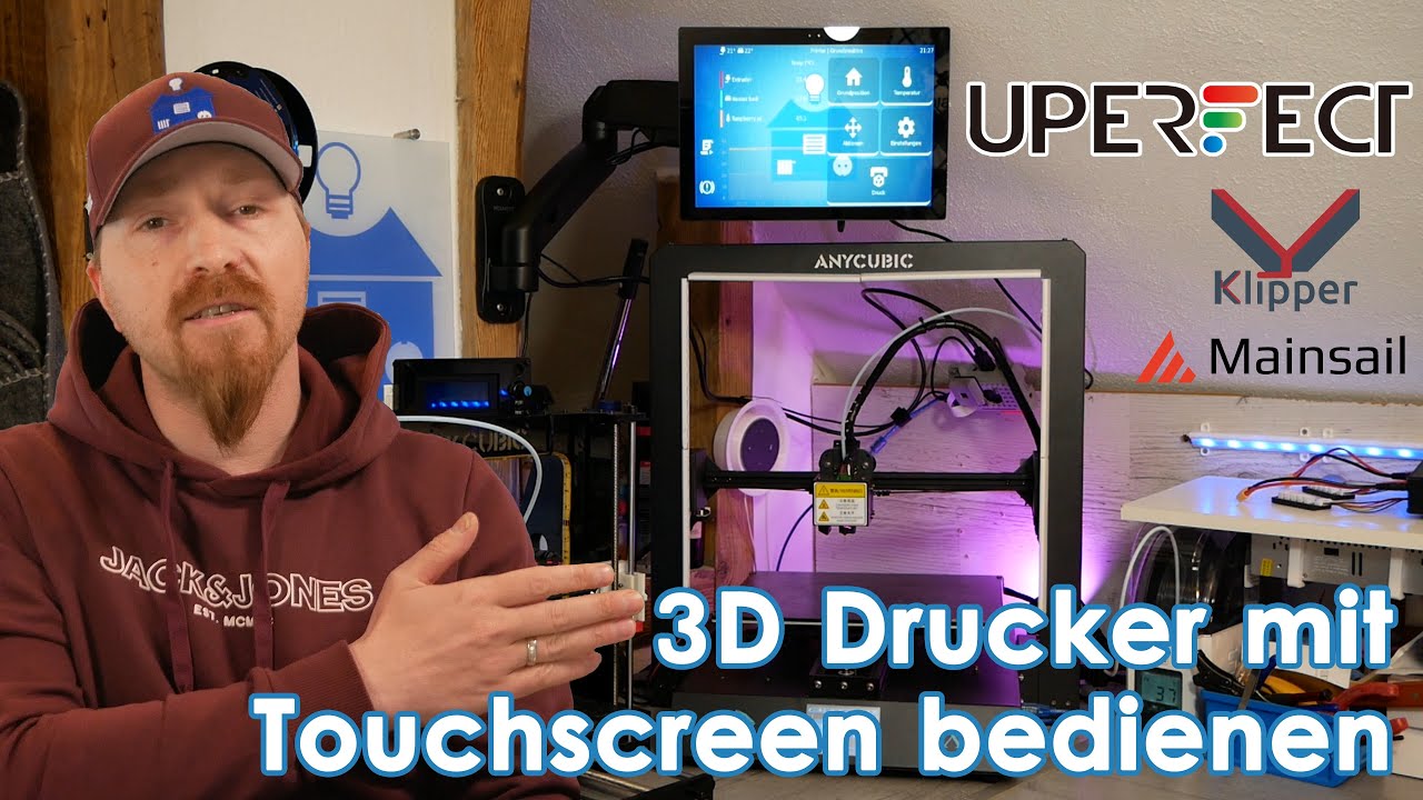UPERFECT TOUCHSCREEN an 3D DRUCKER nachrüsten (Klipper + KlipperScreen)