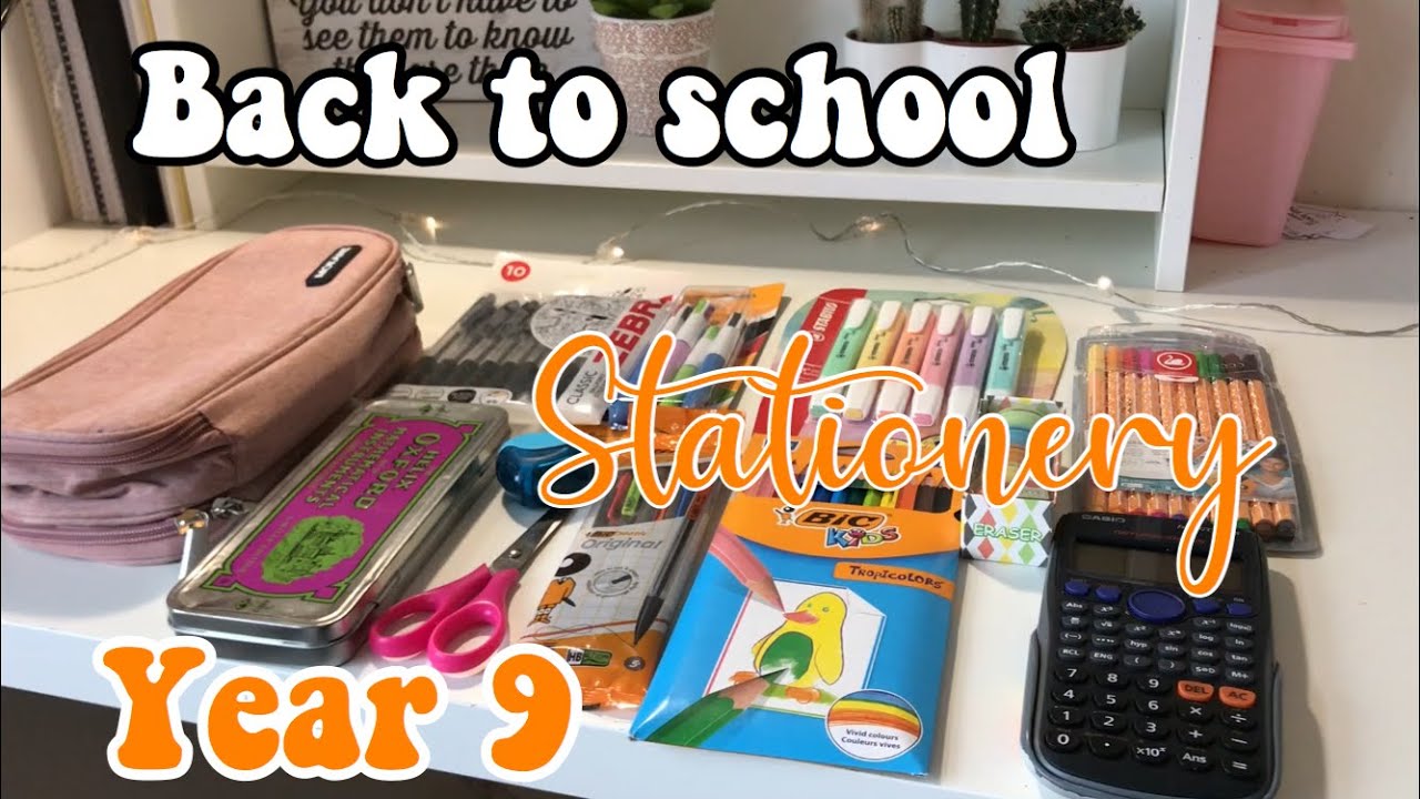 Back to school stationery haul // pencil case tour // Year 9 UK 2020