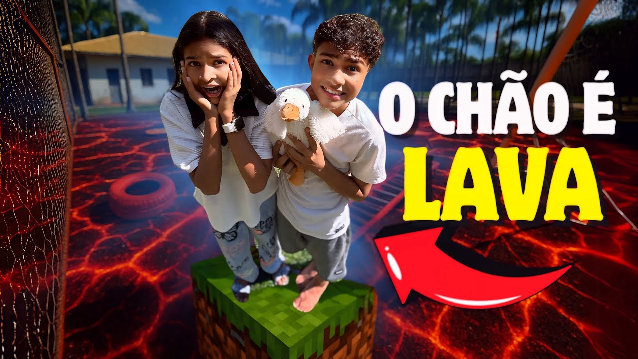 O CHÃO É LAVA *temos que salvar o bili antes que seja tarde demais