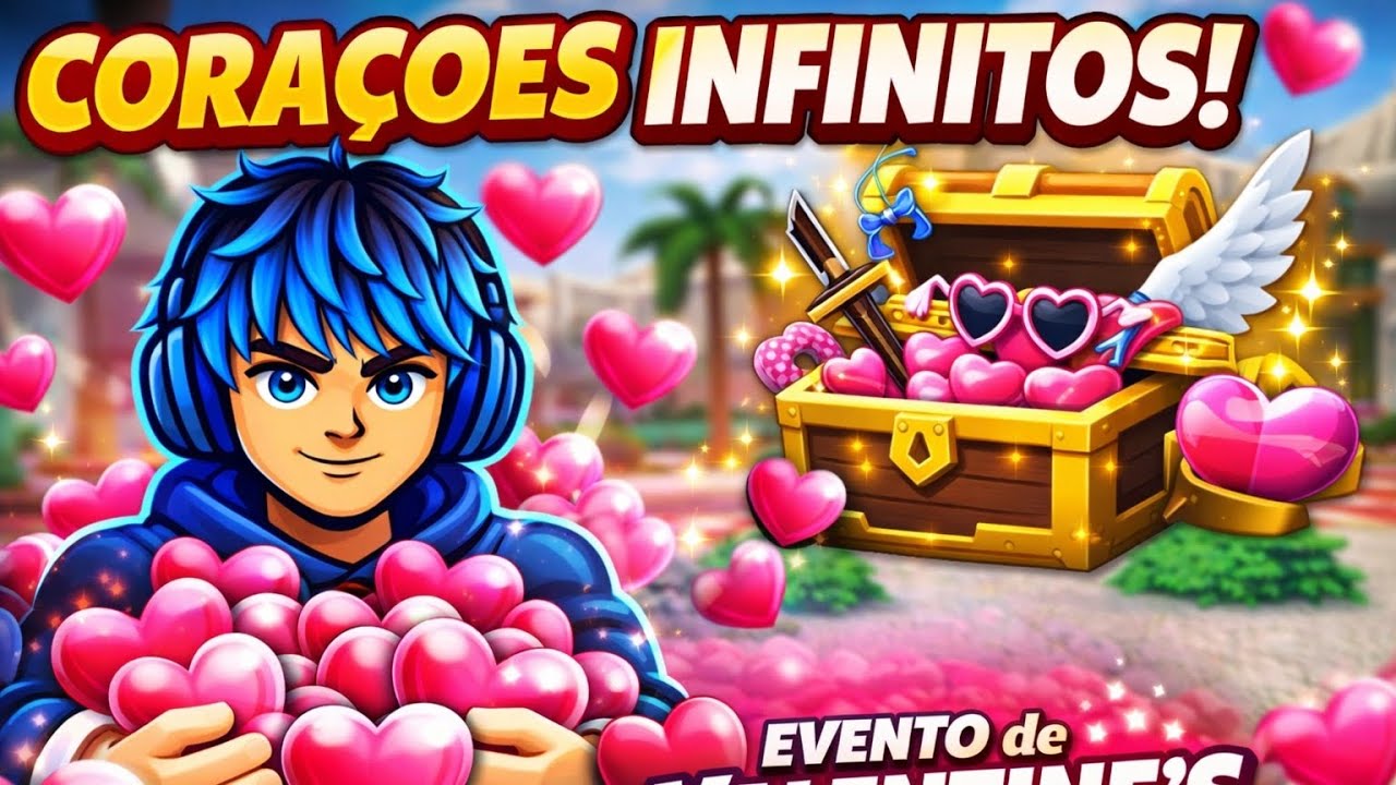 Farmando Corações Sem Parar 💘 Evento Valentine’s no Blox Fruits