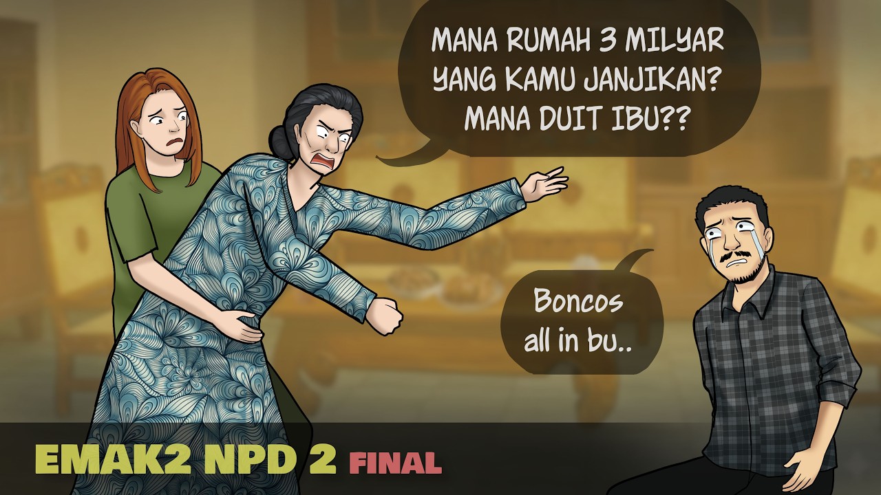 Azab Emak2 NPD 2 – Kesuksesan anak2ku ternyata semu | Kartun Animasi Drama