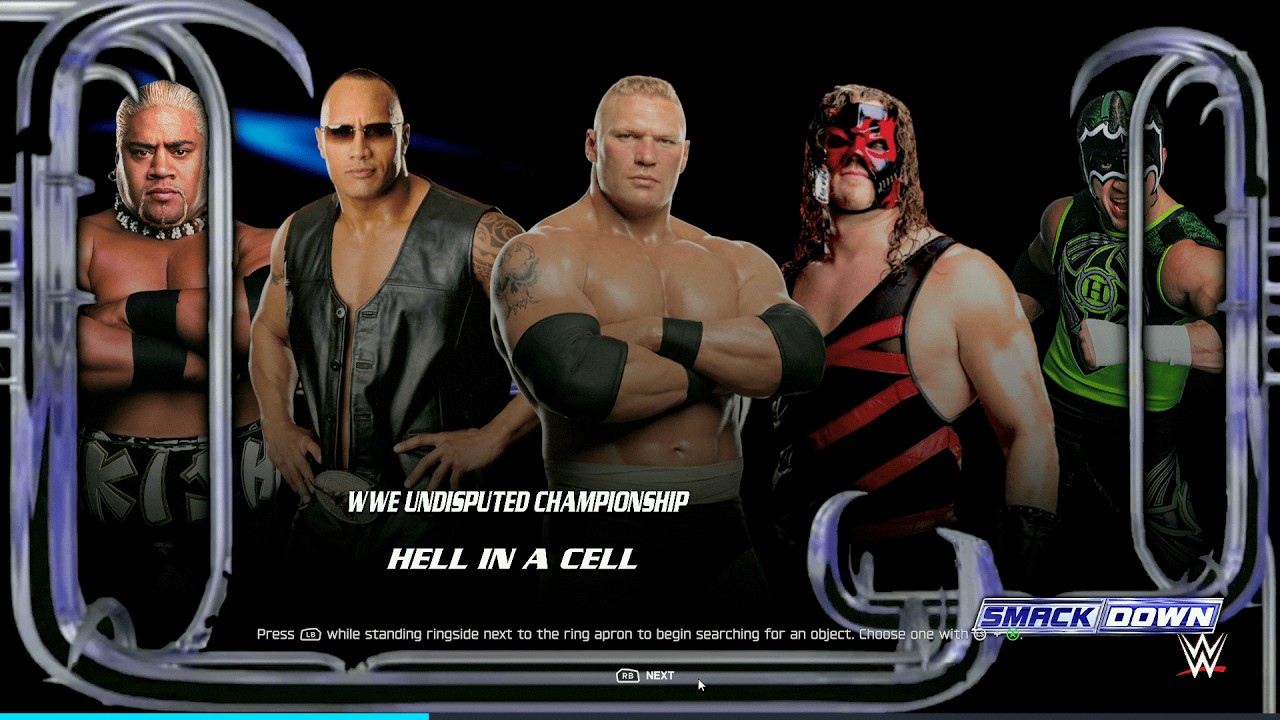 WWE 2K25 FULL MATCH - 5 Man Hell In A Cell - Legend vs Beast