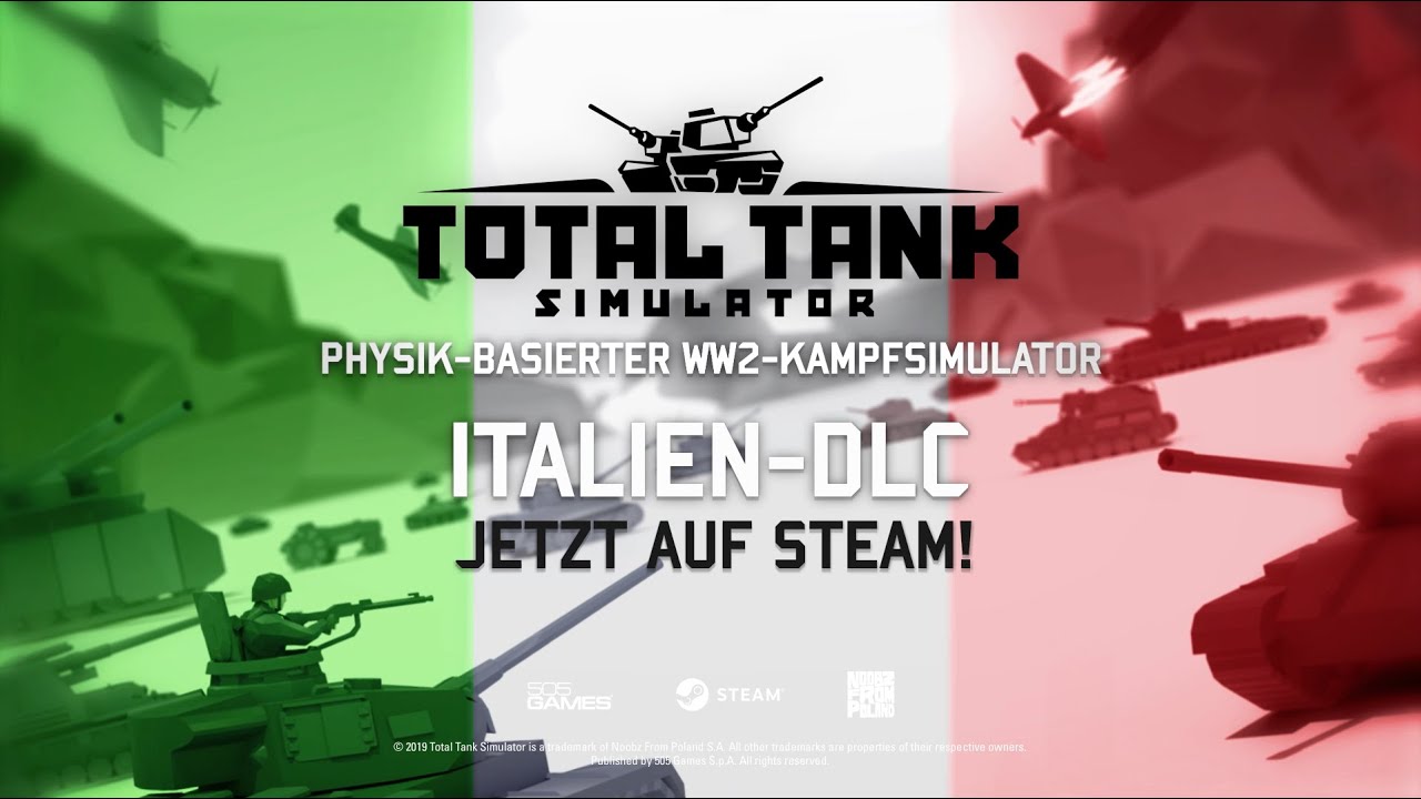 Total Tank Simulator | Italien-DLC Launch Trailer | Steam