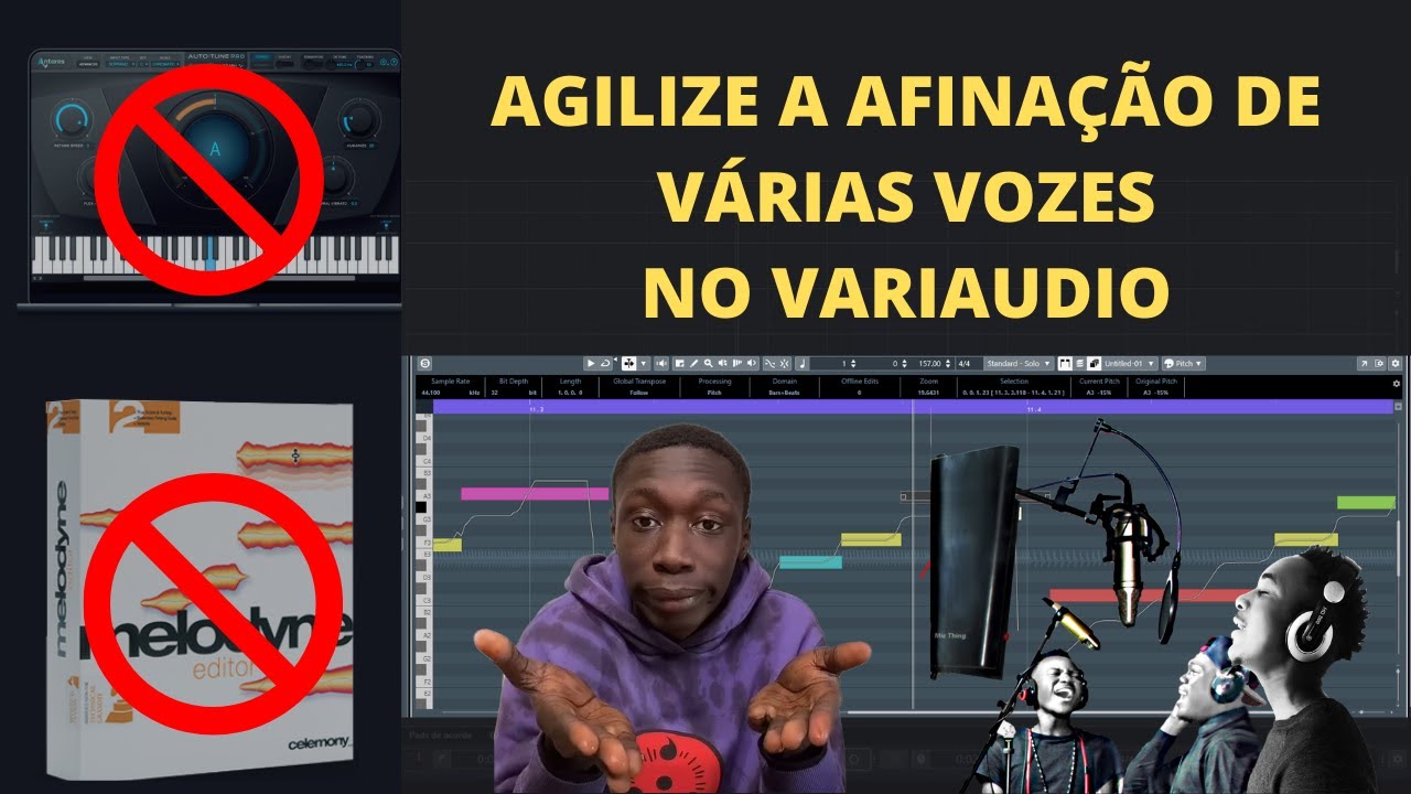 COMO AFINAR VÁRIAS VOZES COM VARIAUDIO NO CUBASE - Dica Mais que Top - ASSISTA AGORA