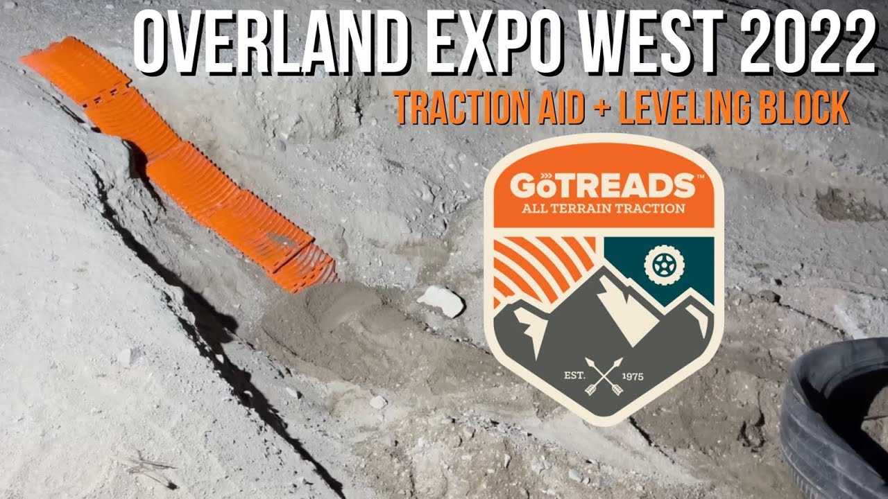 Overland Expo West - Go Treads, a traction aid + leveling block in one!