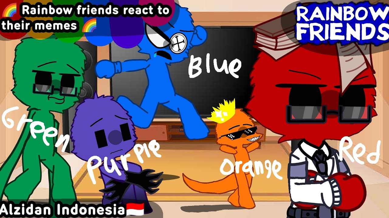 Rainbow Friends React To Memes - ✮
