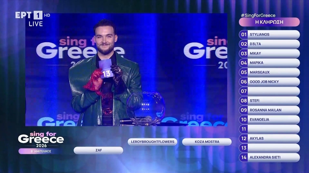 Ο leroybroughtflowers με το τραγούδι «SABOTAGE!» στον εθνικό τελικό της Eurovision