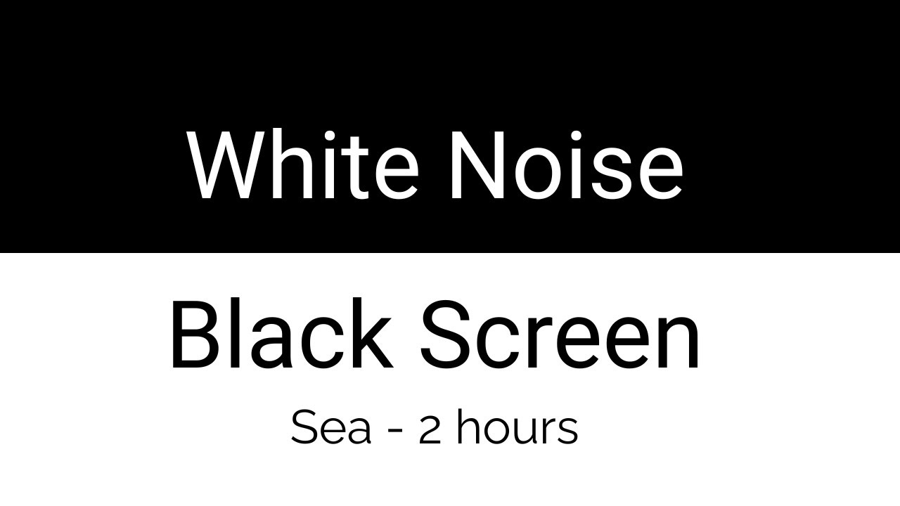 OCEAN WAVES | #15 Sea Noise Black Screen Series | Black Screen Tinnitus Relief 🌊