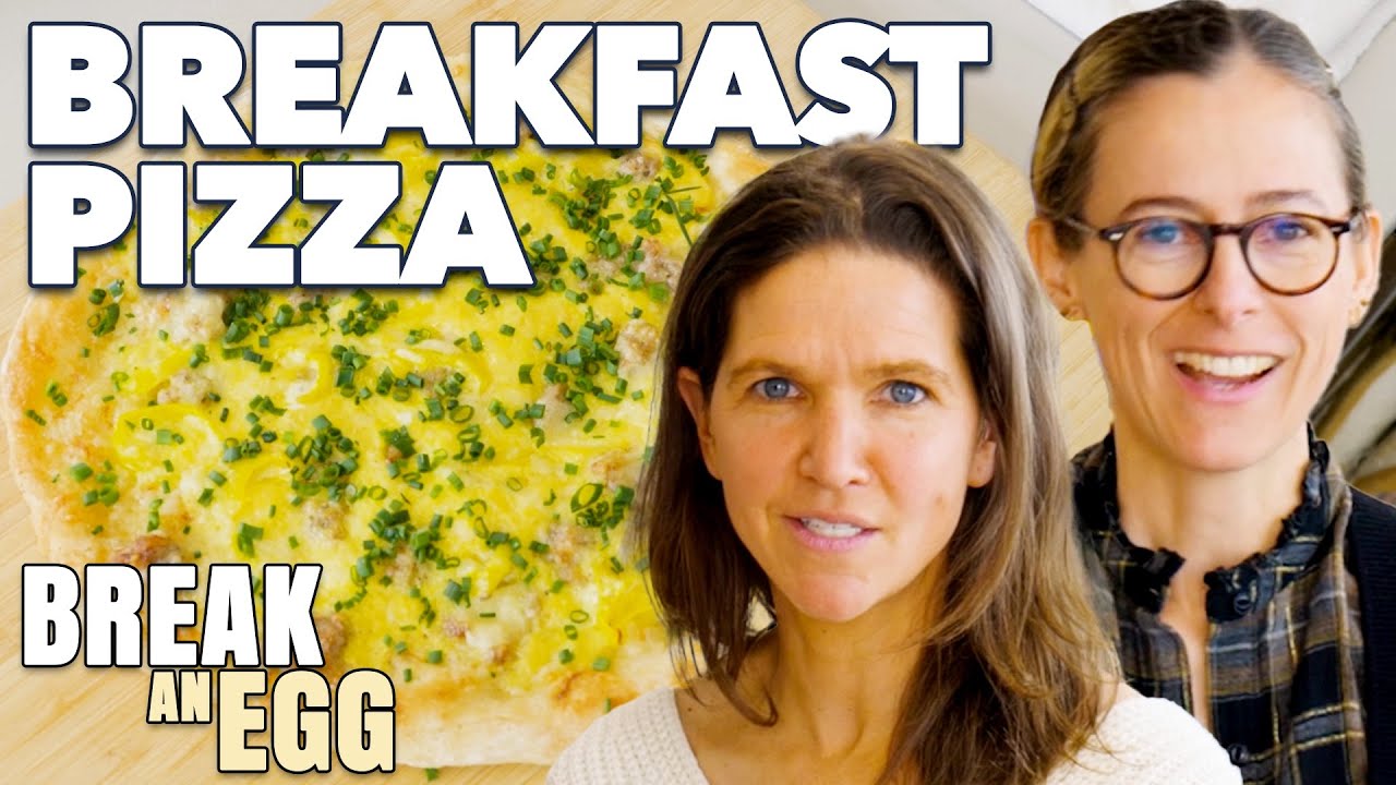 Breakfast Pizza With Sausage, Egg & Pickled Banana Peppers | Break an Egg | Food52