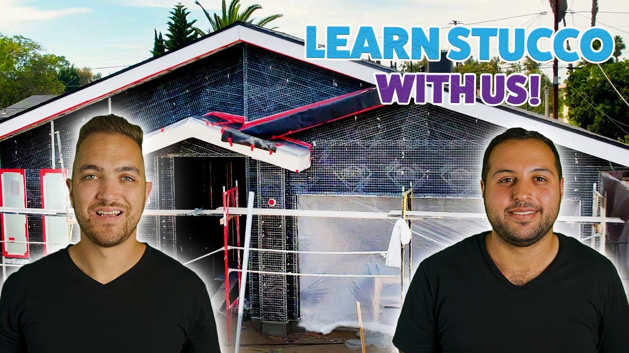 Learn the Steps of Stucco with Us: An Overview of What It Took to Stucco A House