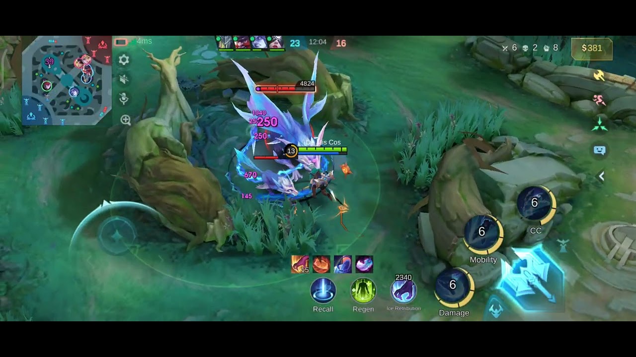 Gameplay Julian MVP Hard Carry Jungler #like #subscribe #mlbb #mobilelegendsbangbang #gaming #game