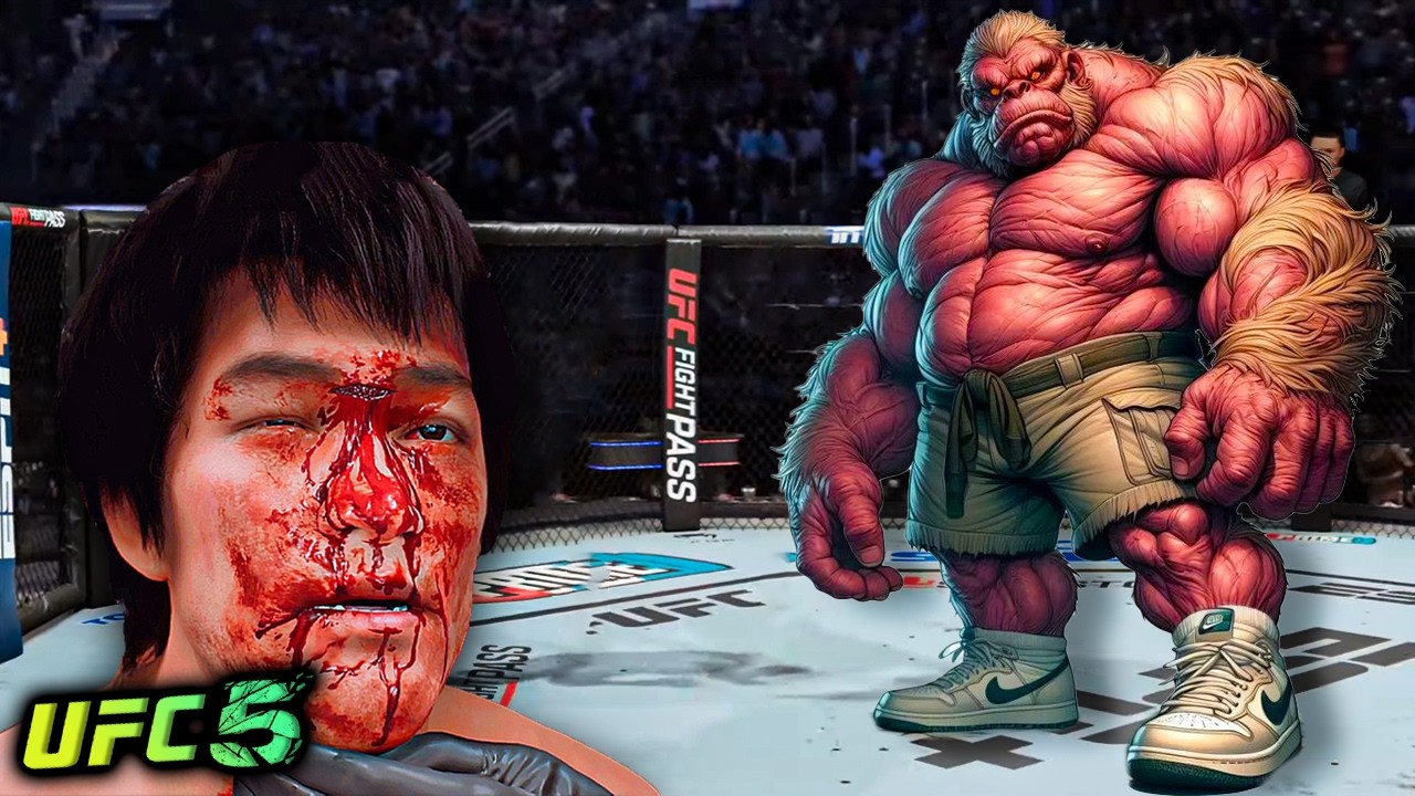 Брюс Ли против Макака-Часовщика (EA Sports UFC 5)