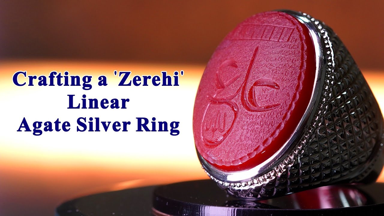 Crafting a 'Zereh' Linear Agate Silver Ring | Career Story Jewelry 