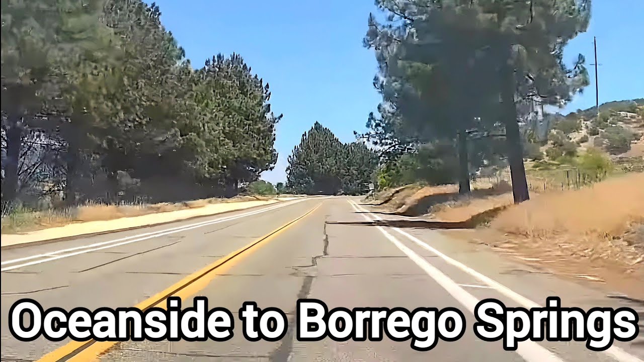 Oceanside to Borrego Springs, CA