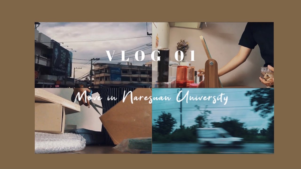 Vlog |Move in NU Dorm ย้ายเข้าหอในม.นเรศวร #หอในมน
