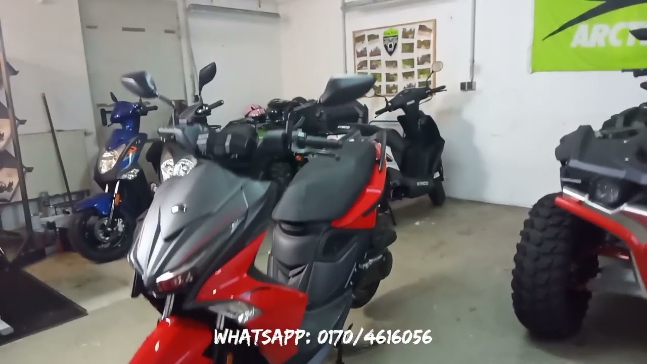 new Kymco Super 8 R 50i UNBOXING by gPARTz