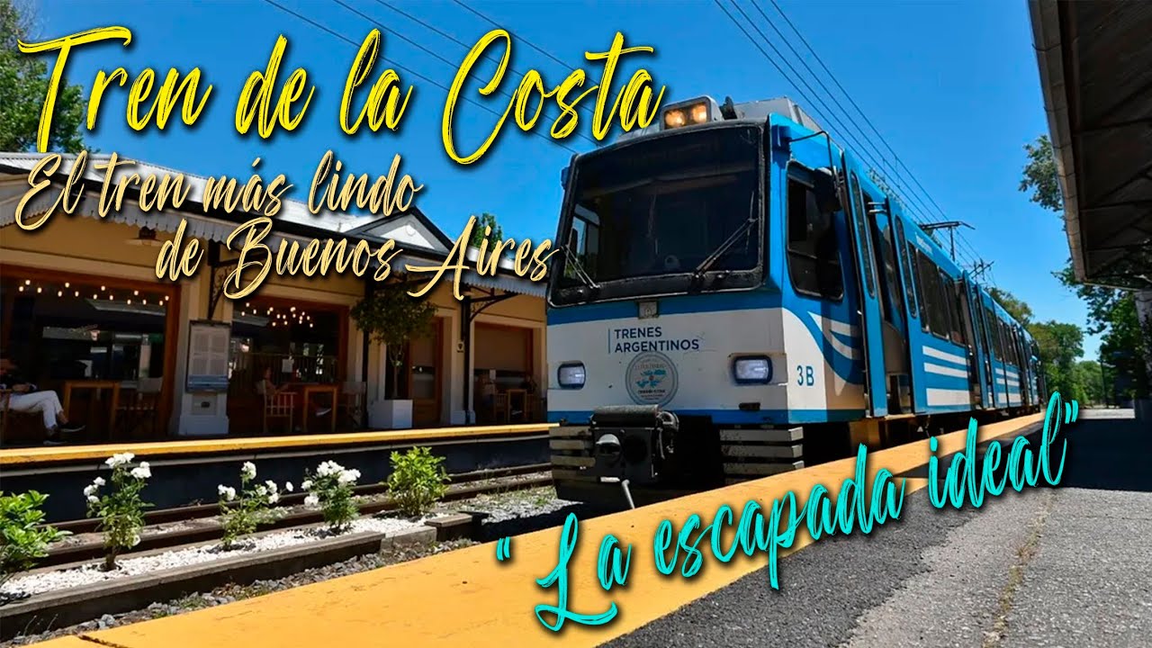 TREN DE LA COSTA RECORRIDO COMPLETO TREN AL TIGRE TRENES ARGENTINOS ARGENTINE COAST TRAIN CAF  3700