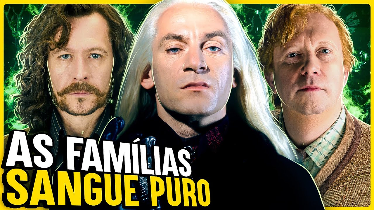 QUAIS SÃO AS 55 FAMÍLIAS BRUXAS DE SANGUE PURO EM HARRY POTTER?