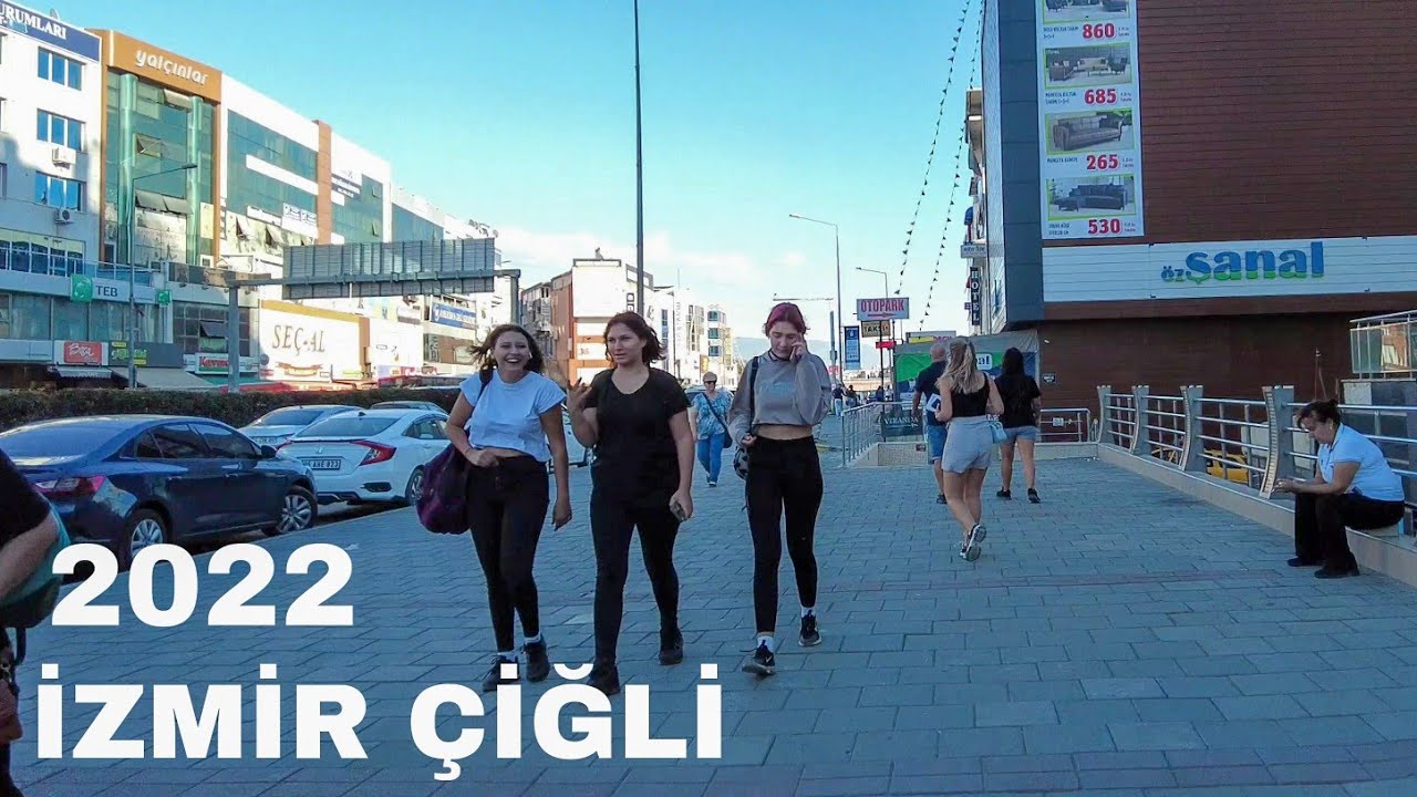 Izmir Walking Tour, &Ccedil;iğli District | Turkey Travel 2022 | 4k uhd 60fps
