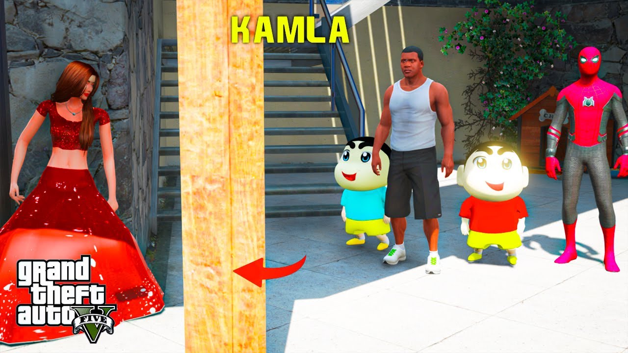 GTA 5: Kamla Hide & Seek Part :02|Shinchan And Franklin Escape