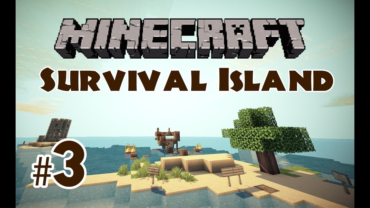 Minecraft Survival Island: Part 3 - Sand Castle