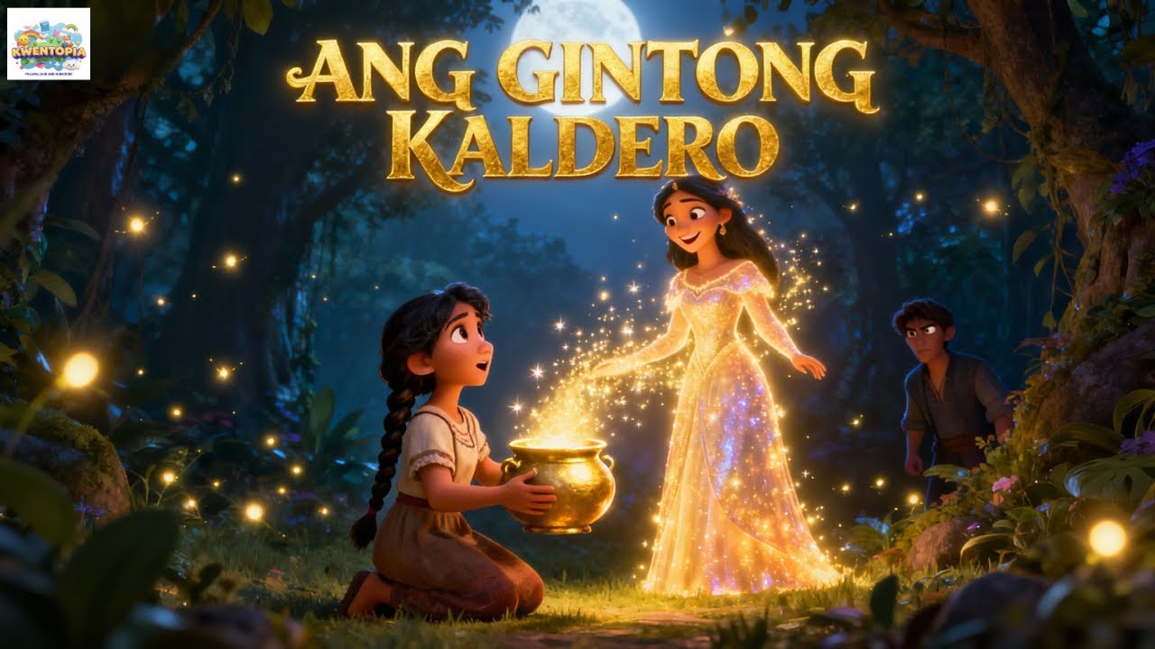 Ang Gintong Kaldero | Tagalog Fairytale | Kwento na may Aral