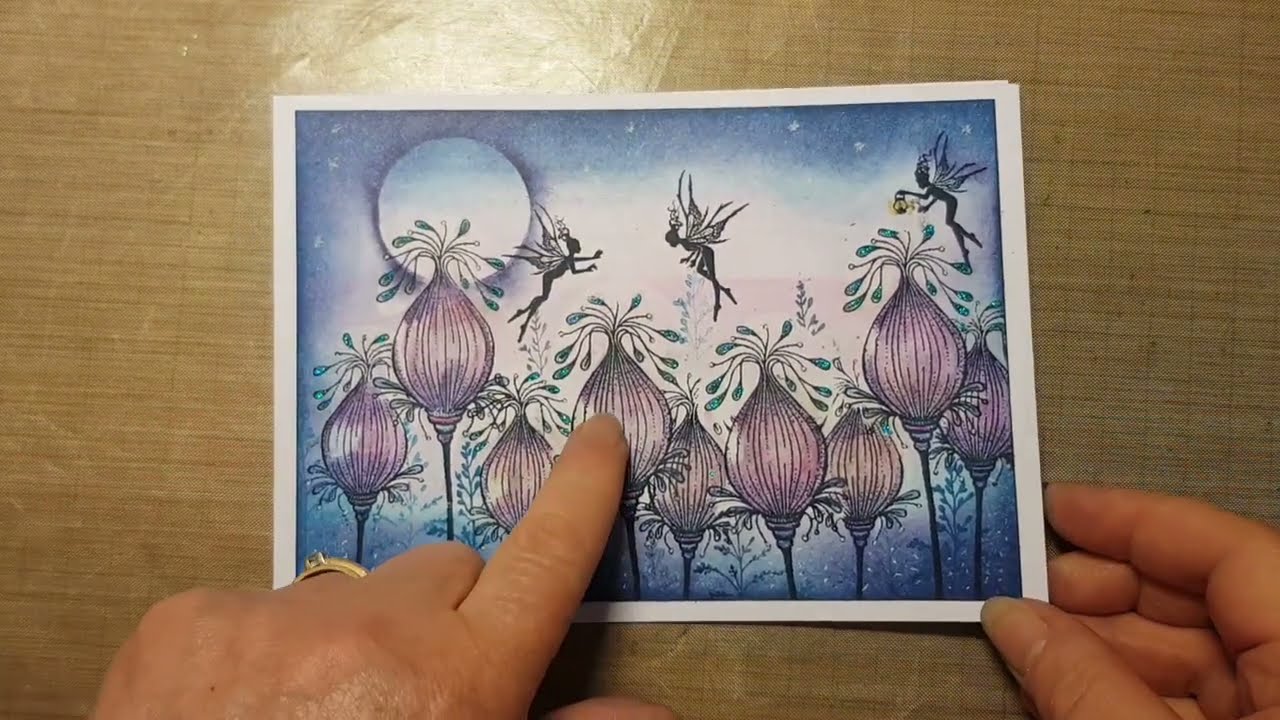 It's all about the fairies. Greeting card