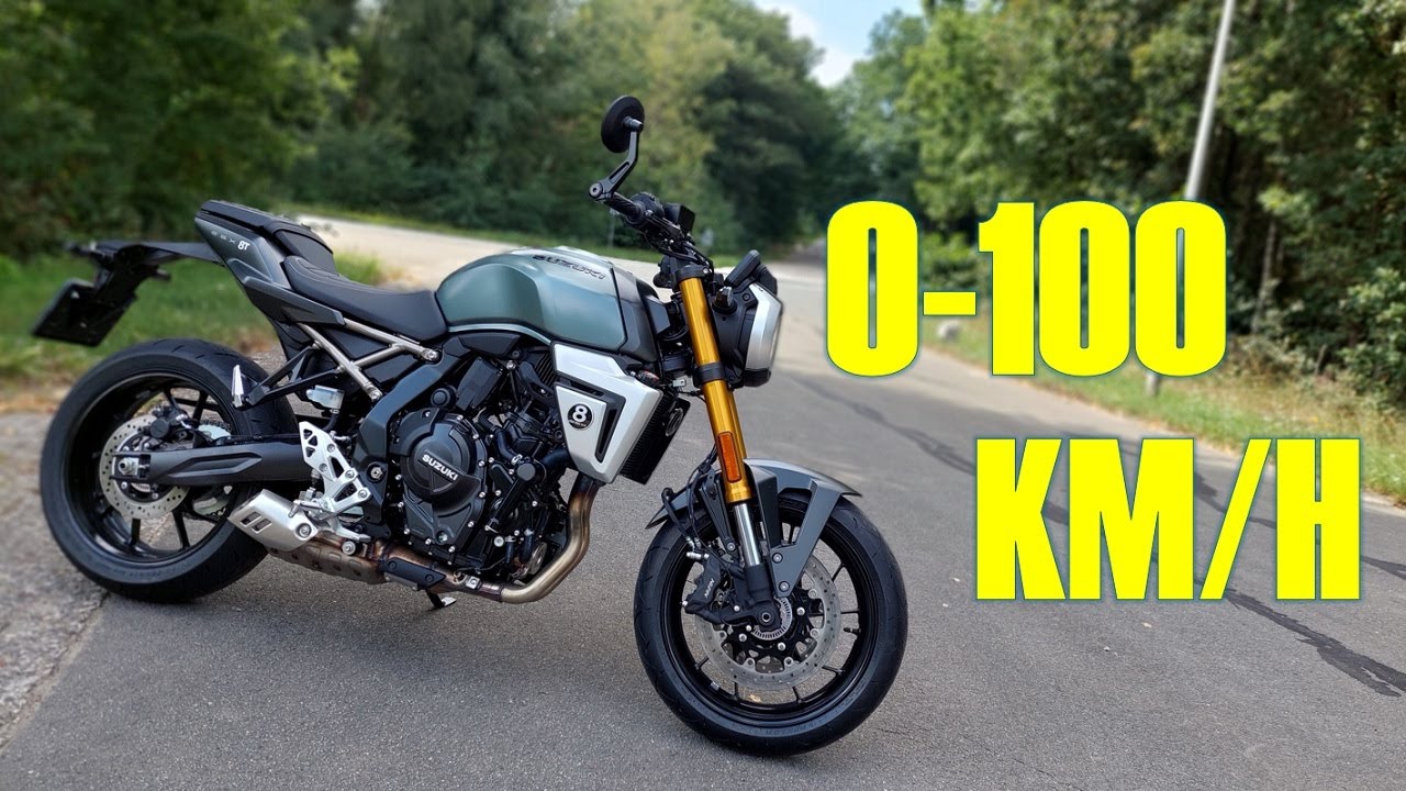 2025 SUZUKI GSX-8T - 0-100 KMH * 0-60 MPH FROM IDLE