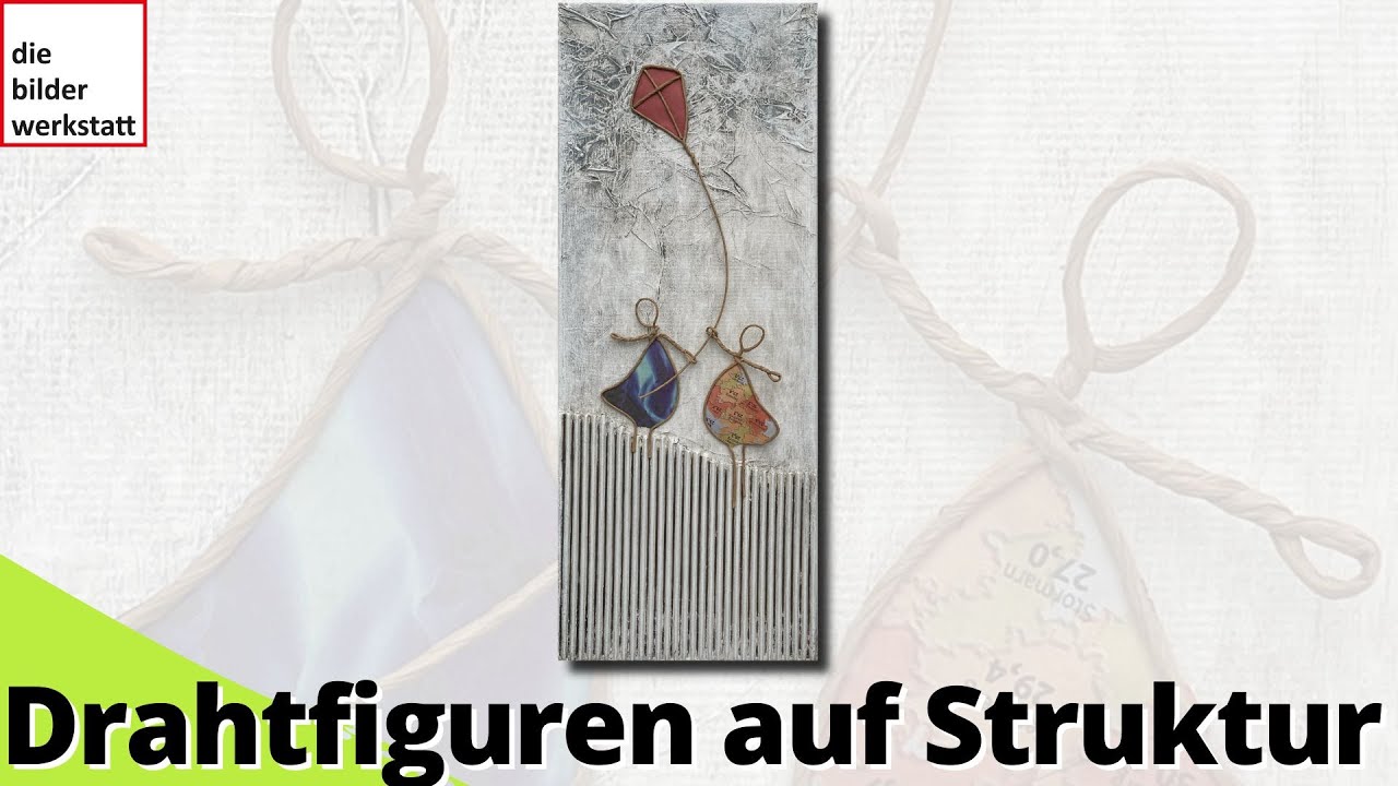 Zwei bezaubernde Kinderfiguren auf einem Struktur-Untergrund - Video #0049