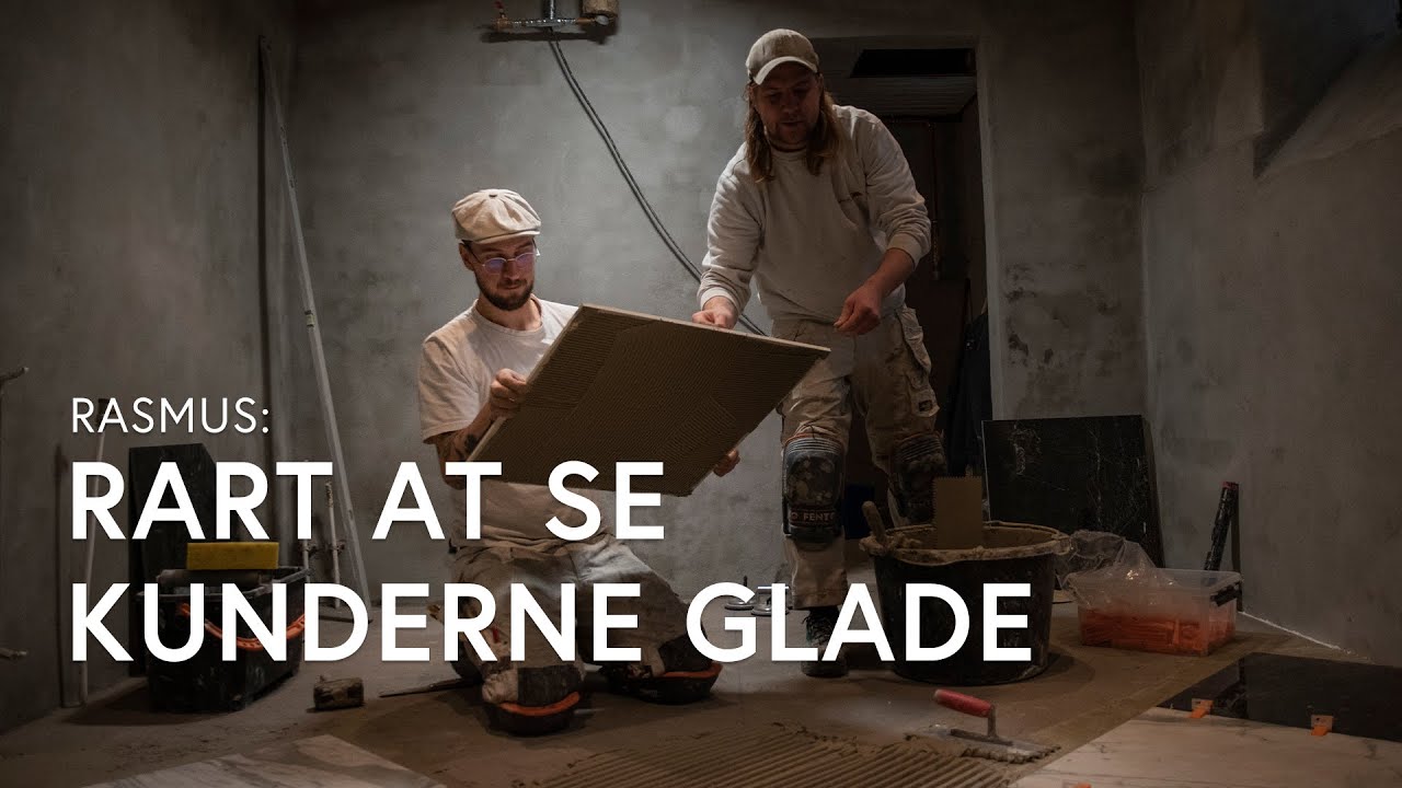 M&oslash;d Rasmus - han uddanner sig til murer