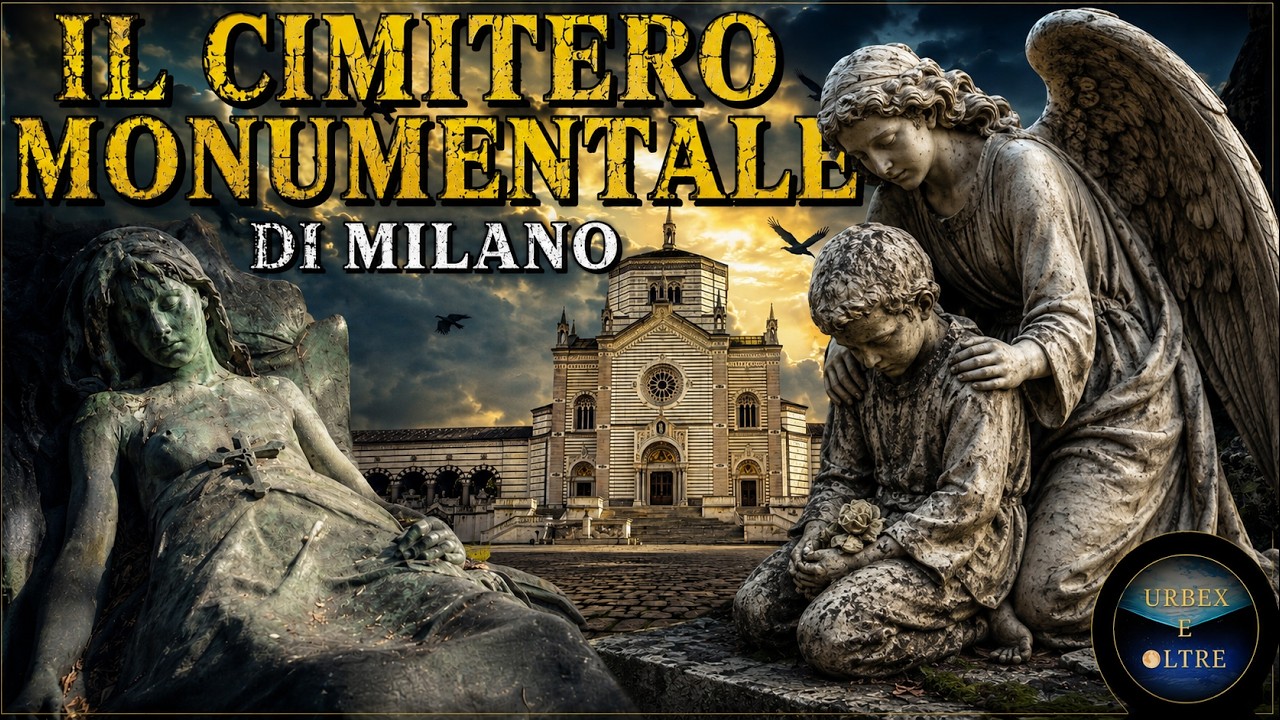 IL CIMITERO MUNUMENTALE  DI MILANO  4k
