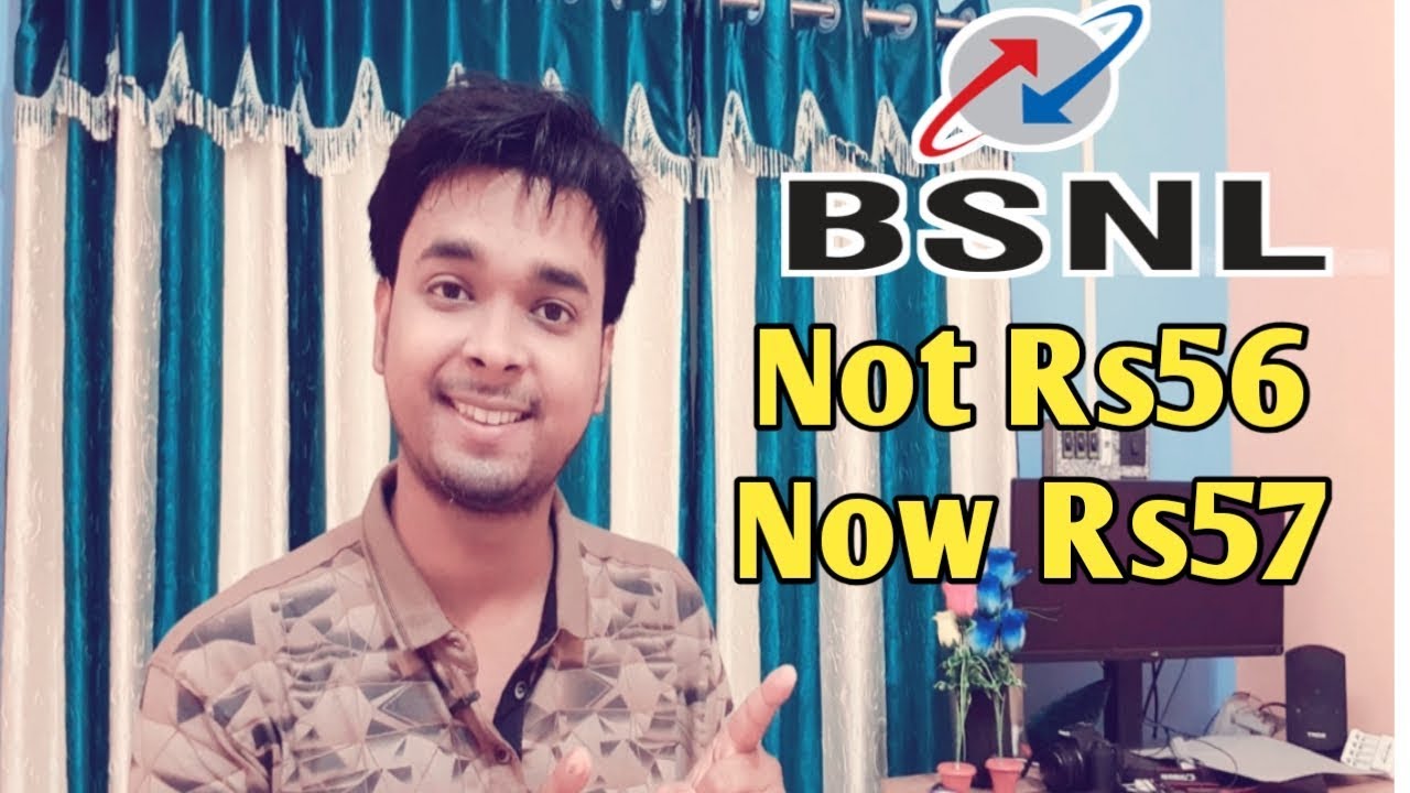 BSNL 56 Rupees plan now 57 Rupees