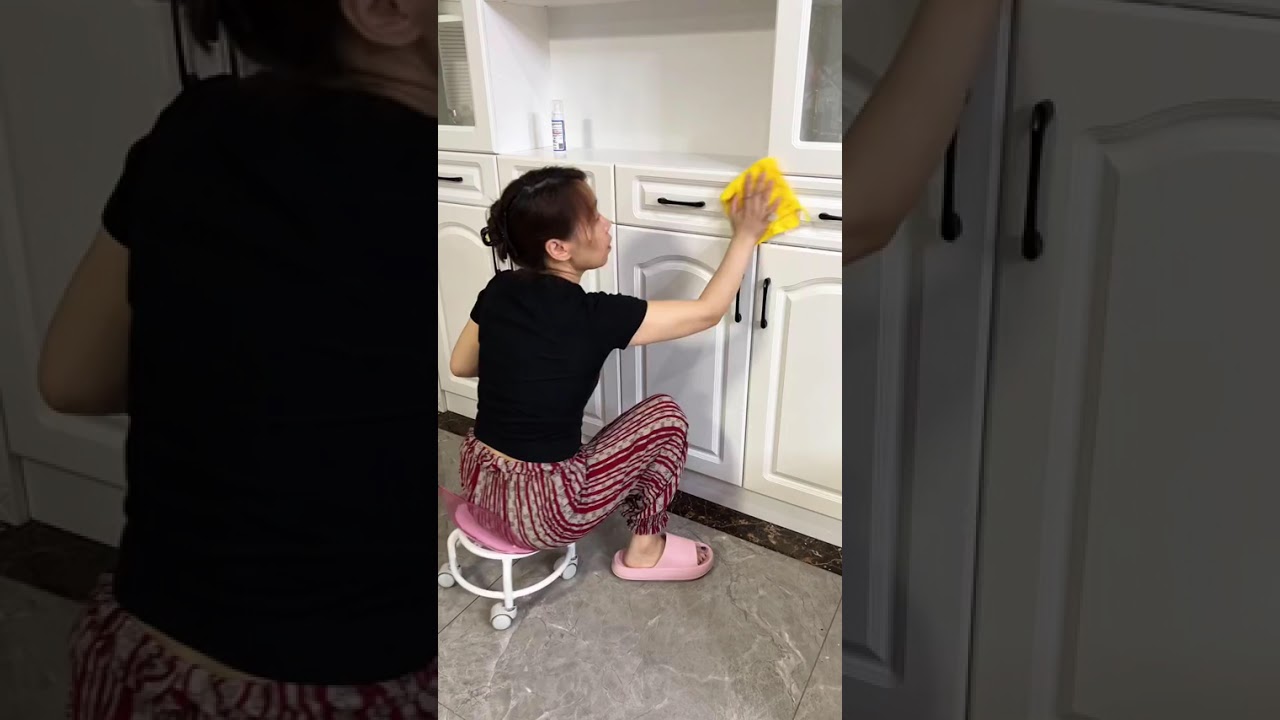 忍不了了今天终于对这个酒柜下手了打扫卫生解压视频断舍离 记录我的真实生活 前后对比 家务活干不完根本