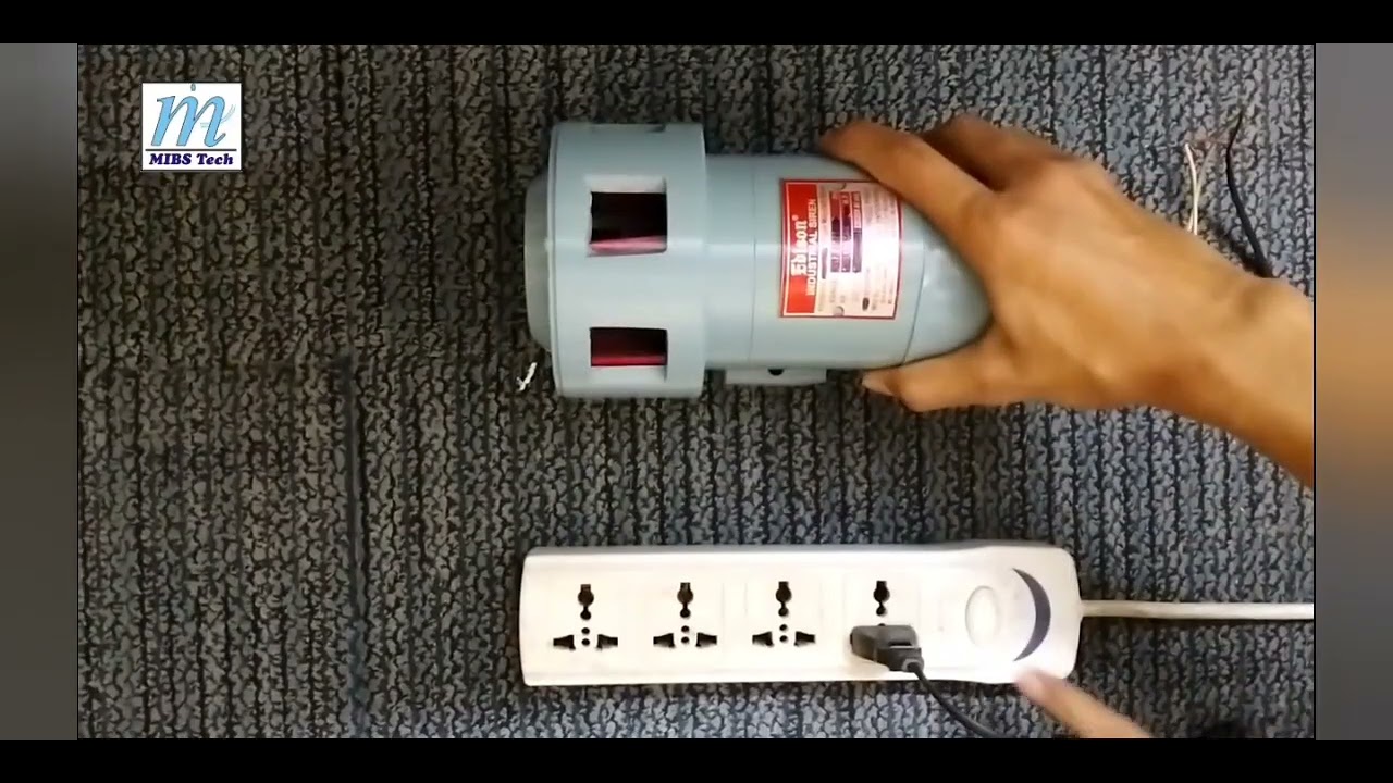 1 KM Industrial Siren practical demo