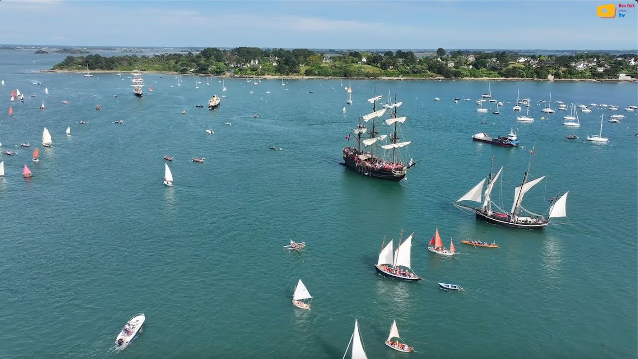 BRITTANY |  Sailboat Morbihan Gulf Week 2025   | New York Brittany TV 🇺🇸