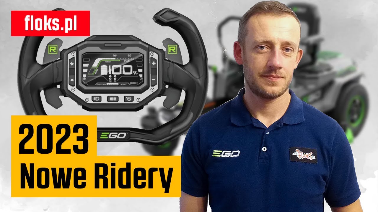 2023 Nowa kosiarka Rider Z6 EGO Power Plus |  Floks.pl