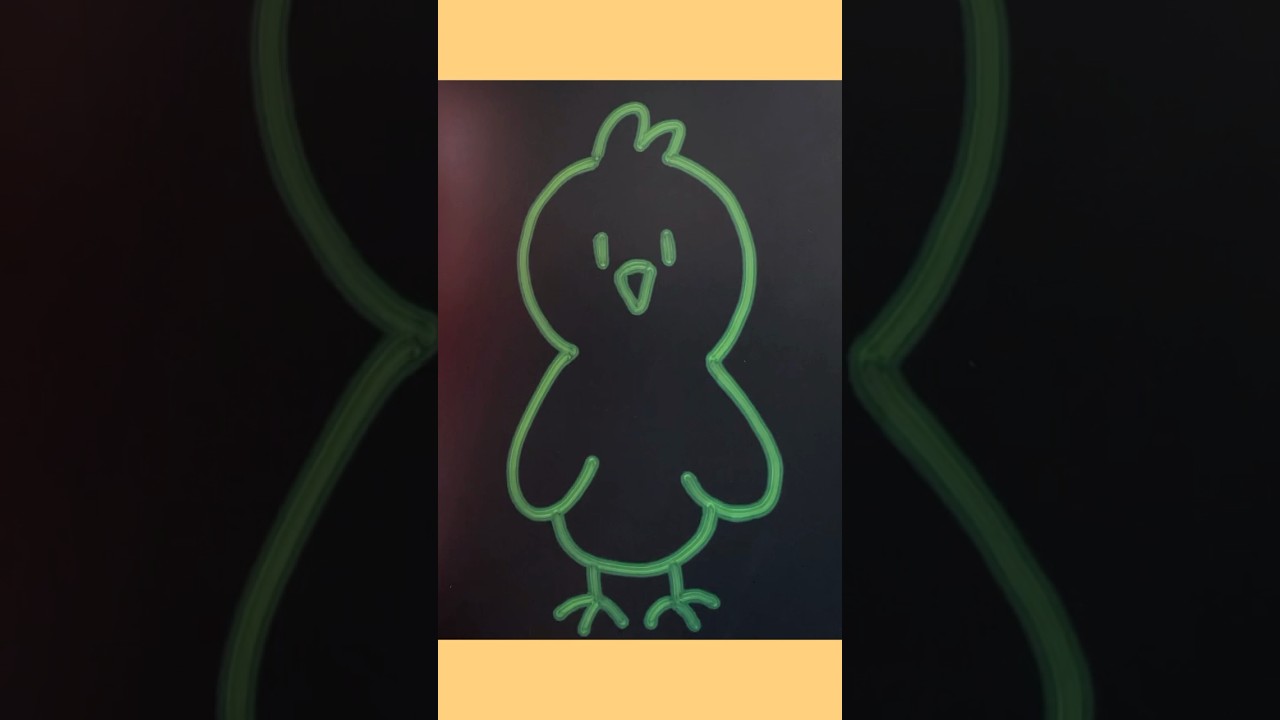 Cute Chick Drawing #shorts #art #shortvideo #ytshorts #creativeartflick