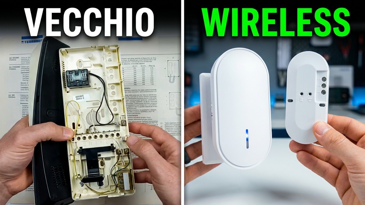 SUONERIA CITOFONO UNIVERSALE WIRELESS SENZA FILI + COLLEGAMENTO CITOFONO TERRANEO 600