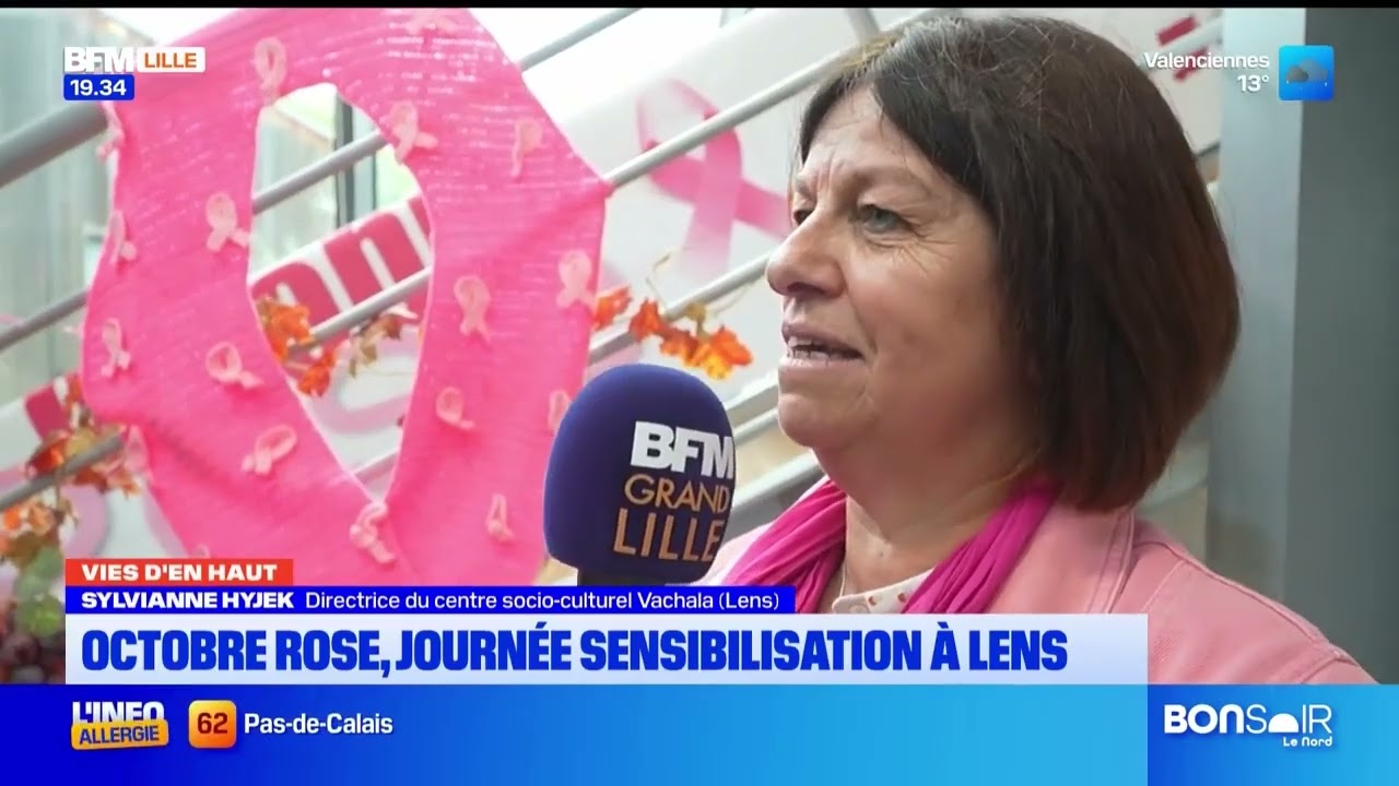 Octobre Rose au Centre Vachala - Vies d'en Hauts (BFM TV LILLE)