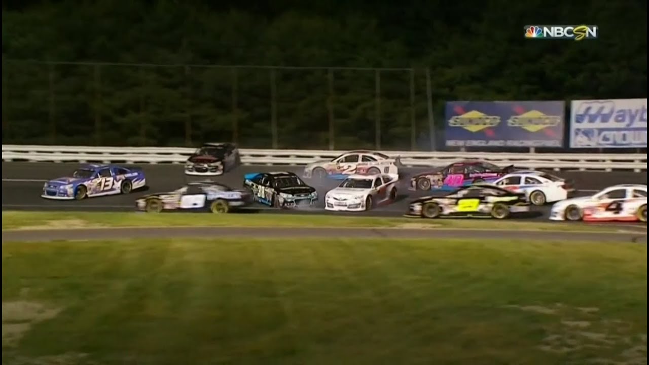 Nascar K&N East - 2016 - Stafford - Crash Compilation (Original Sound - No Music)