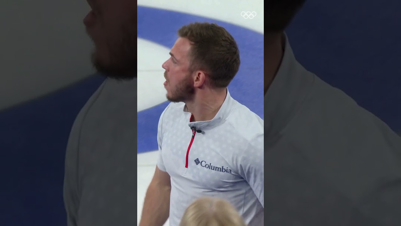 When the pressure peaked in the semifinal against Italy, Korey Dropkin pulled off an amazing shot 🥌💥