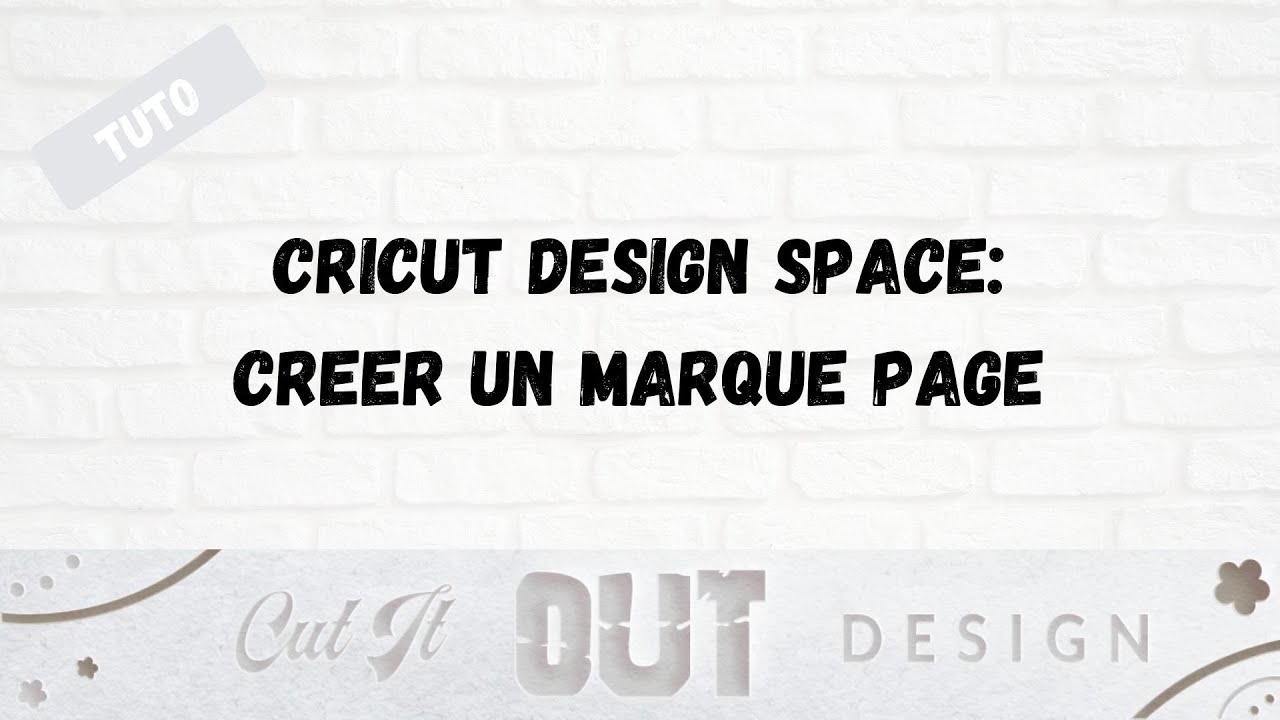 Créer un marque page simple dans Cricut Design Space
