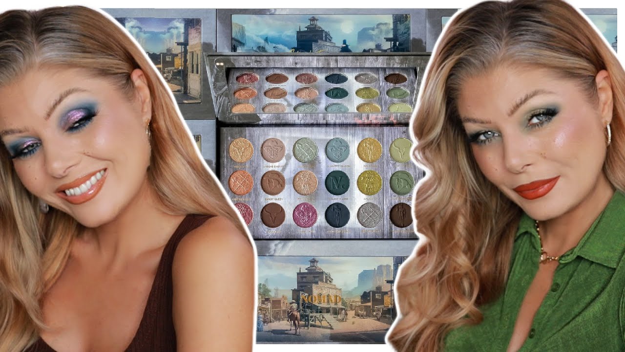 Давайте попробуем палетку Ghost Town Gold & Grit от Nomad Cosmetics!