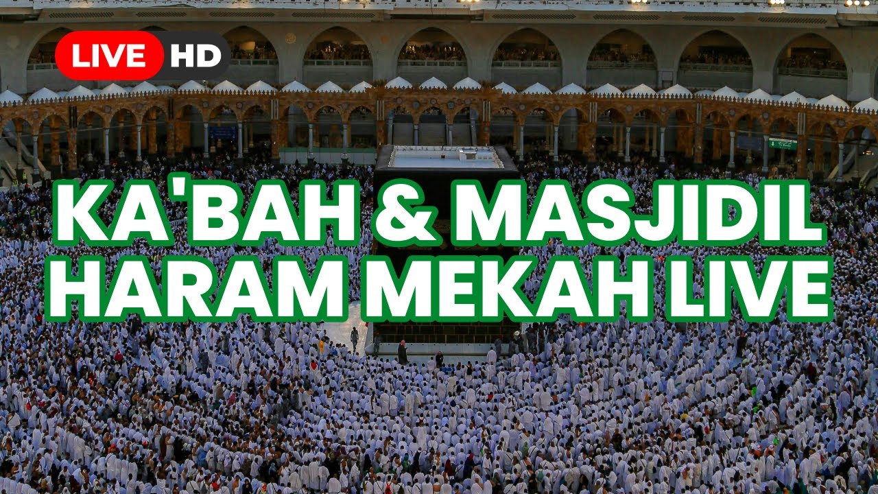 🕋 LIVE Mekah HDR Hari Ini | Dzikir dan Sholawat Pengantar Rindu Baitullah