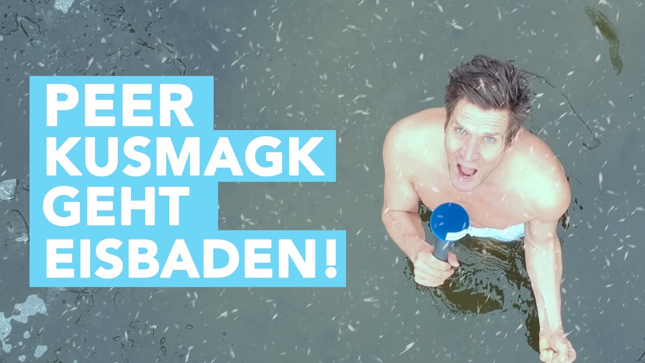 PEER KUSMAGK geht EISBADEN! | Stress abbauen mit der Wim-Hof-Methode