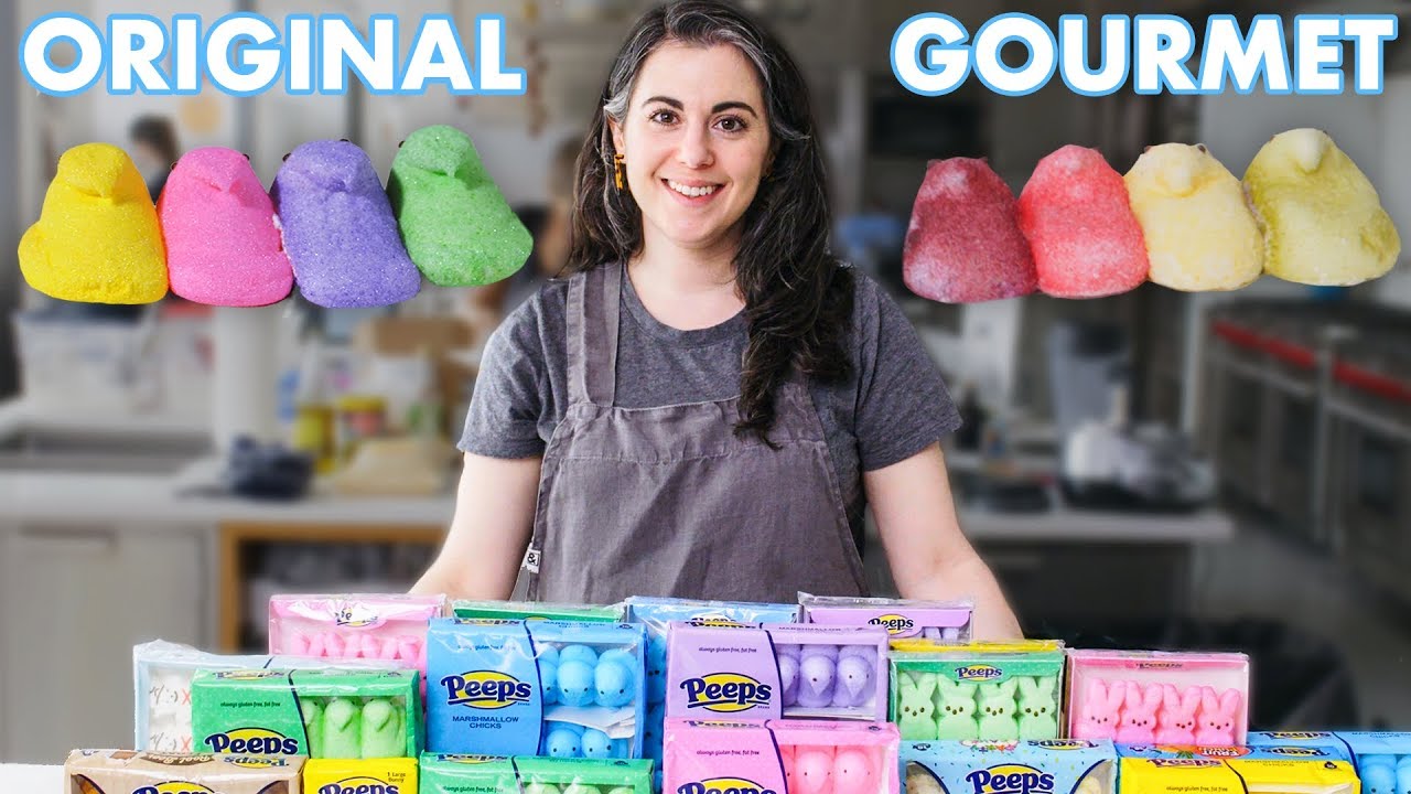 Pastry Chef Attempts to Make Gourmet Peeps | Gourmet Makes | Bon Appétit