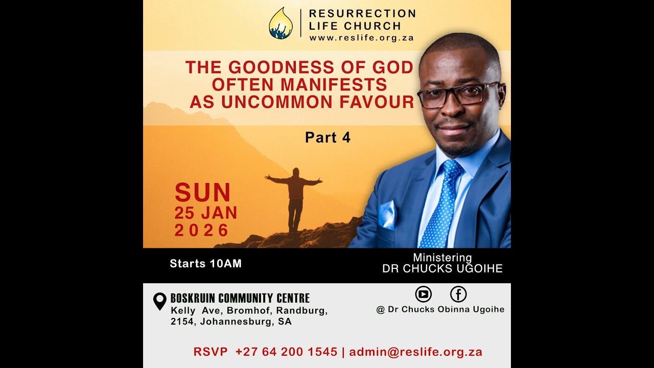 The Goodness Of God Often Manifests As Uncommon Favour - Part 4
