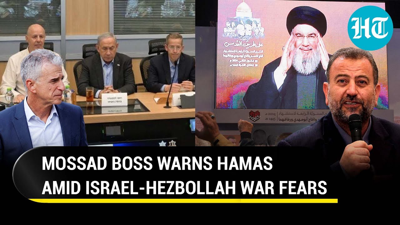 Mossad Chief's Chilling Warning After Hamas No. 2's Killing | Israel 'Fears' War With Hezbollah