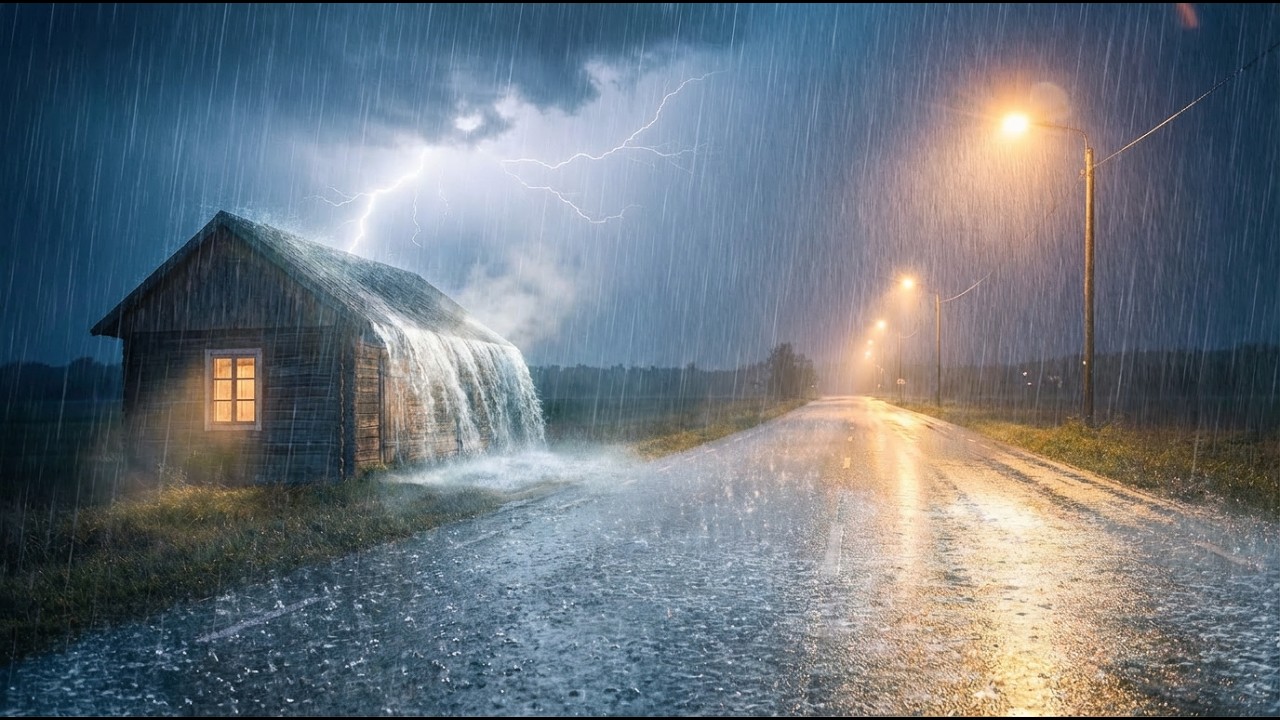 Soothing Rain Sounds For Sleeping – Relax Fast With Thunderstorm Ambience