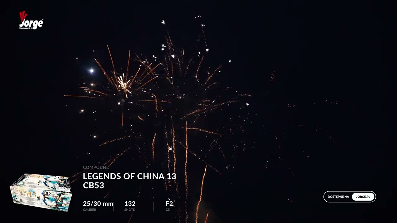 CB53 - LEGENDS OF CHINA 13 - Fajerwerki JORGE 4K